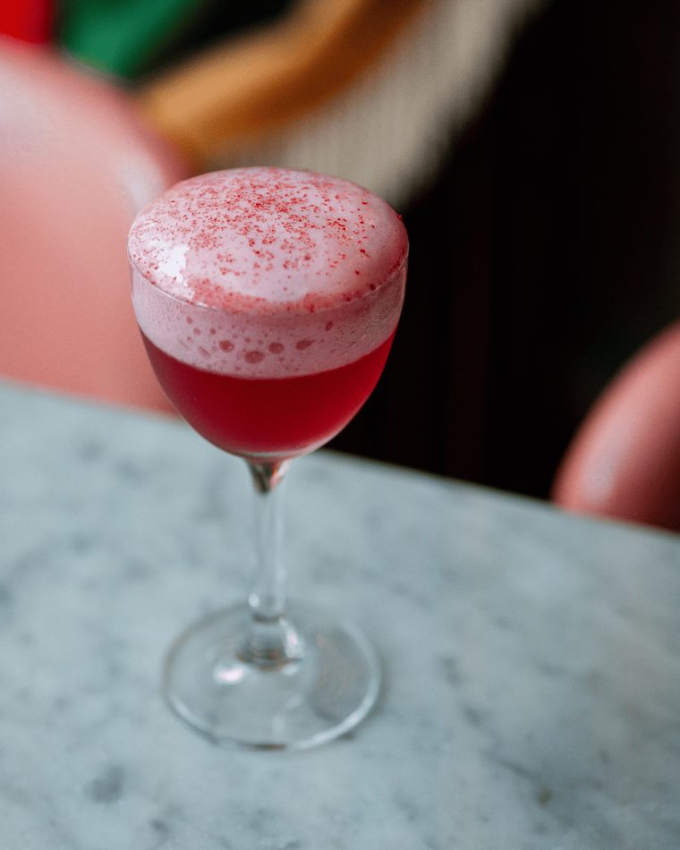 Strawberry daiquiri at Copper Blossom